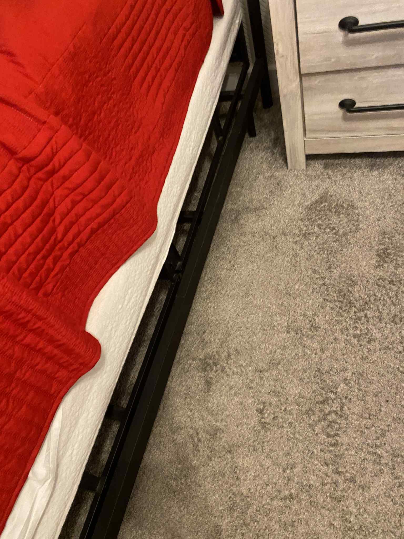 Mattresses did not fit the beds, the two yr old fell and busted her head off the frame sticking out, had to leave the property for emergency
