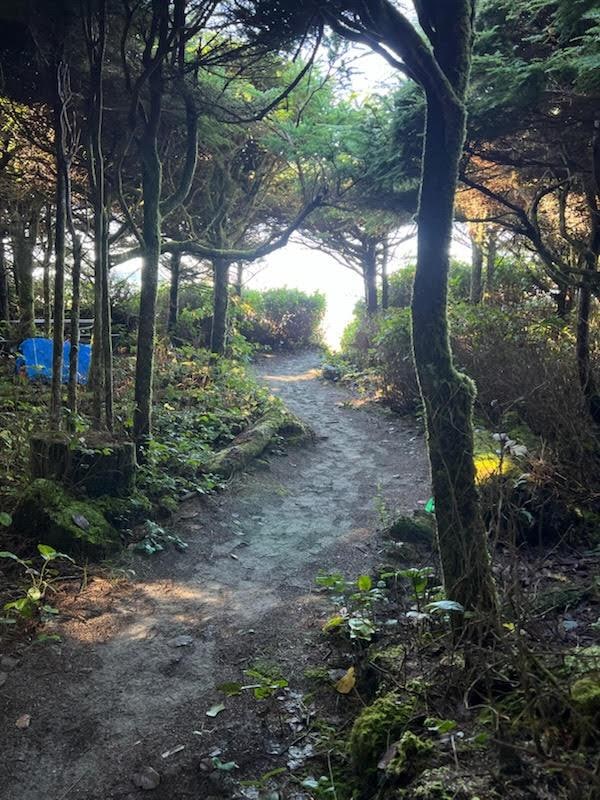 a short walk to the beach