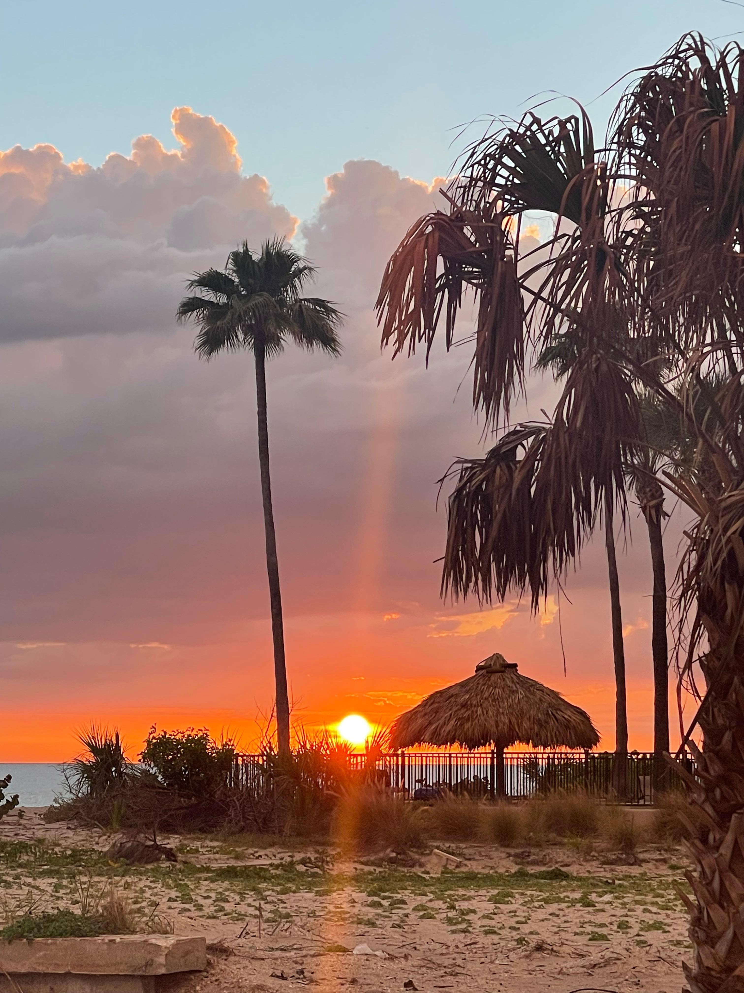 Sunset on our last night