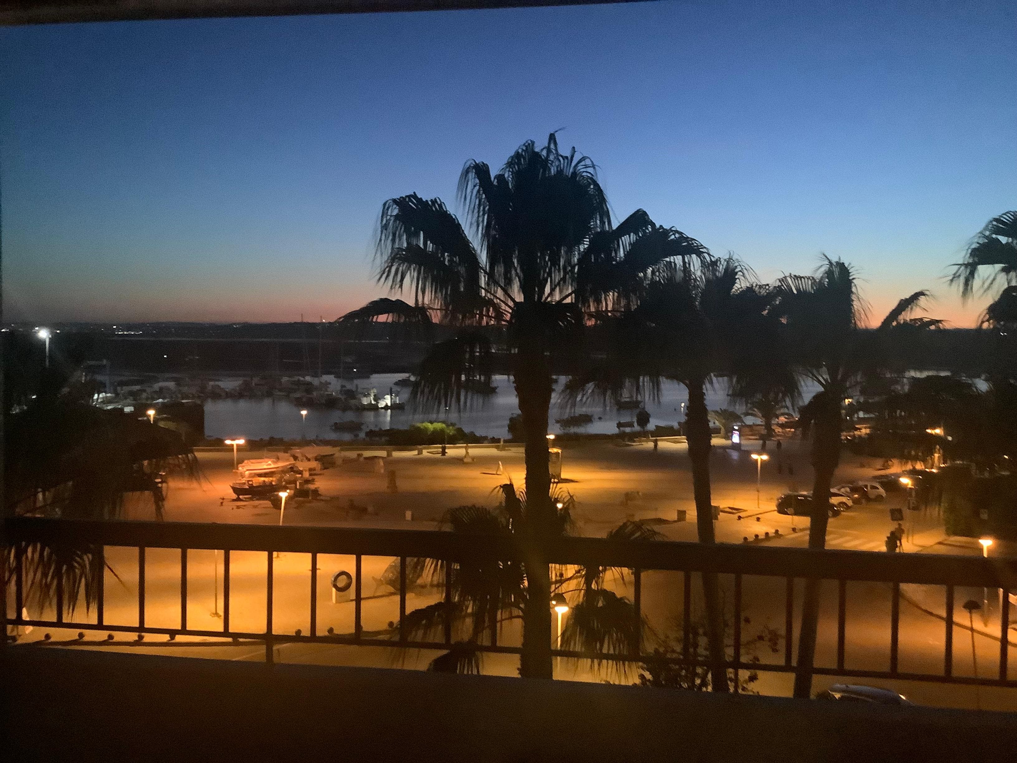 Alvor sunset from the front balcony