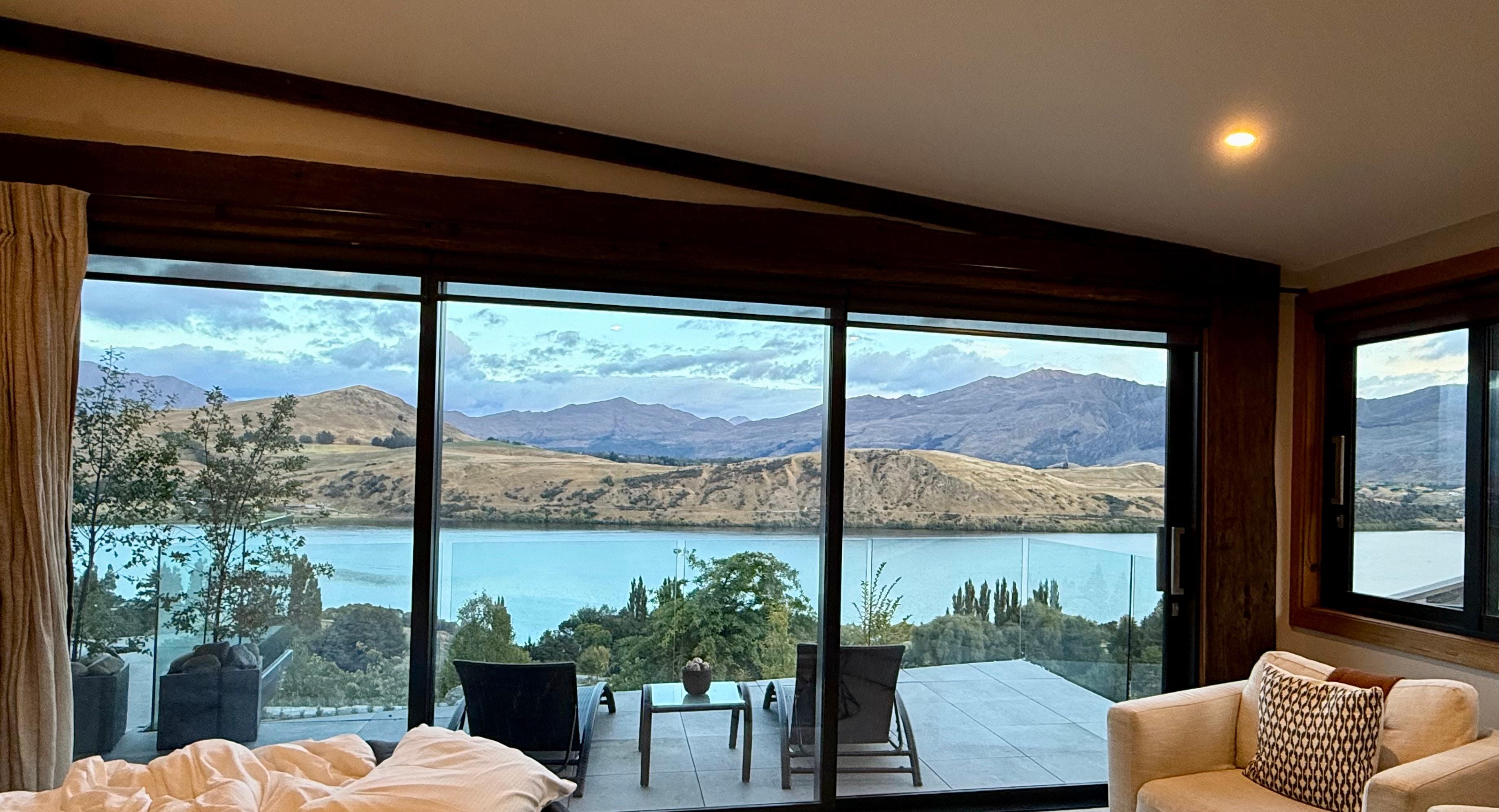 View from inside the room.