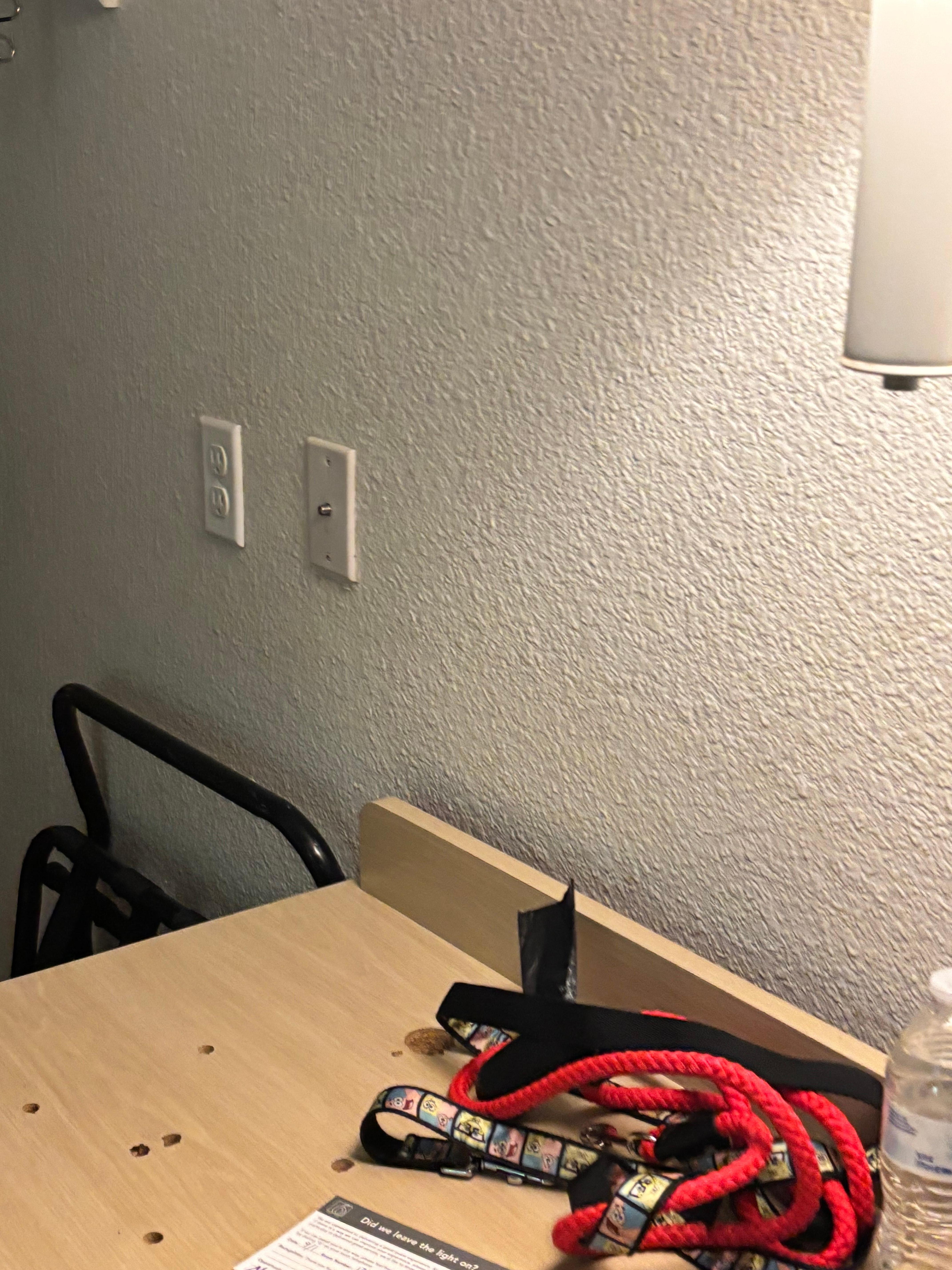 First room they gave me had no tv 