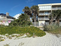 Beach side of bldg