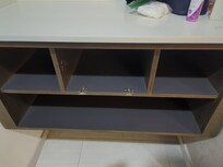 Bathroom cabinet missing its door...?