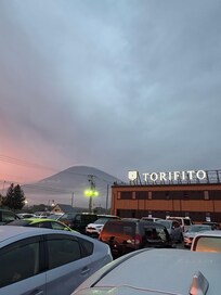 朝の羊蹄山