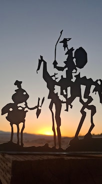 Don Quixote in the desert!
