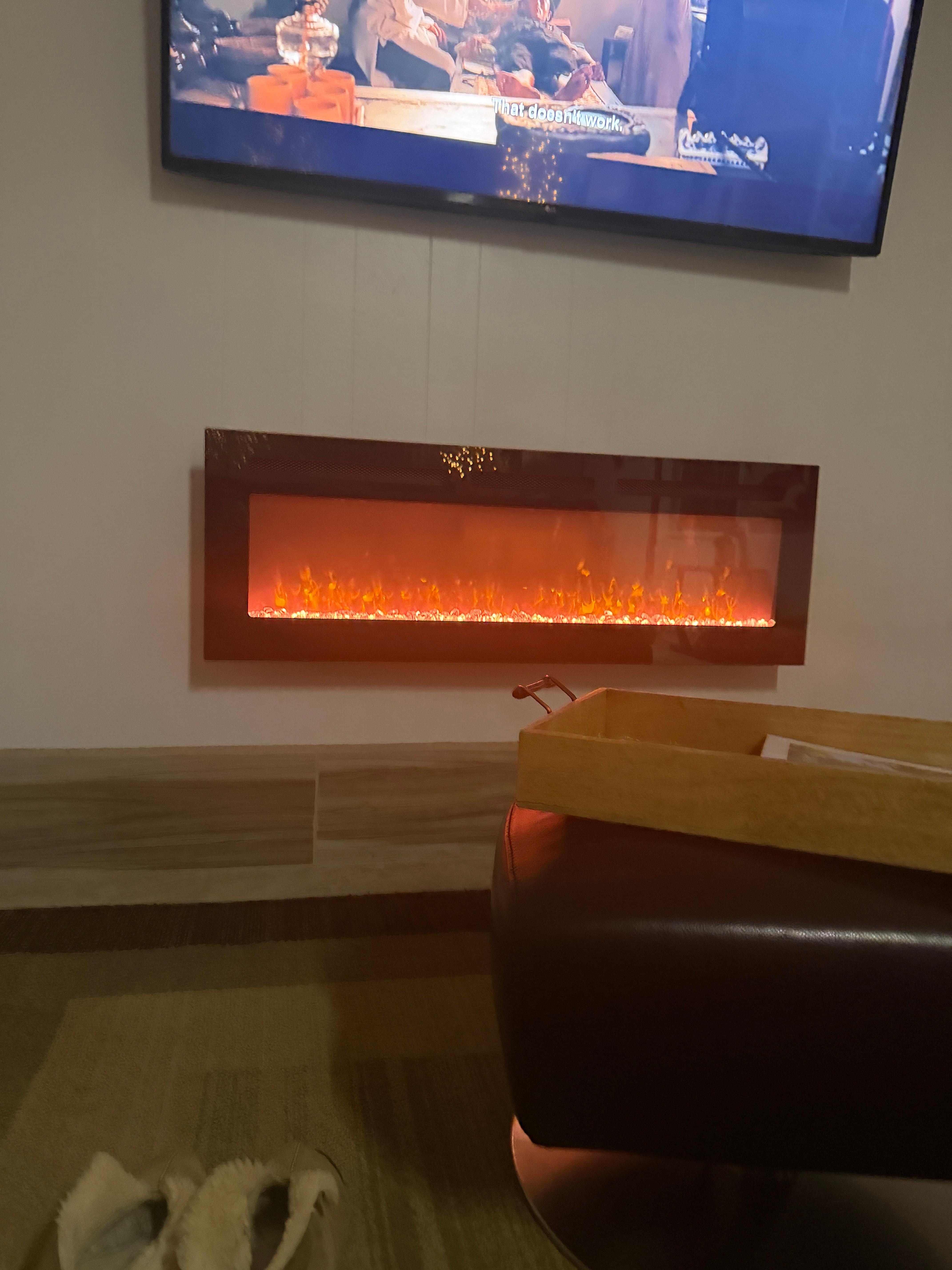 Nice fireplace