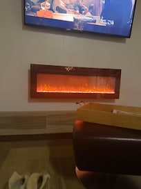 Nice fireplace