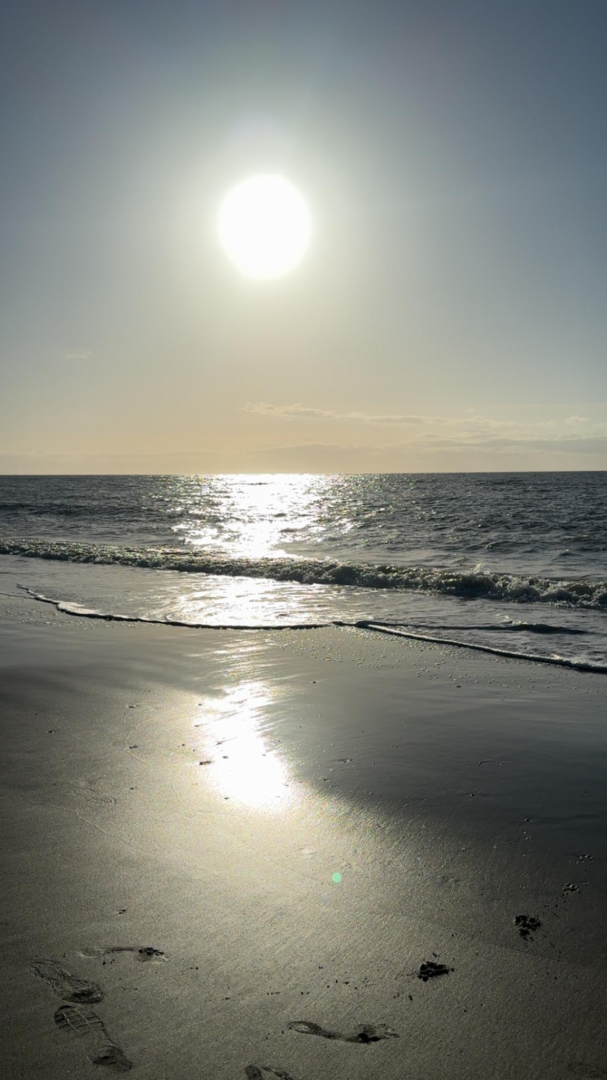 A stroll on the beach.