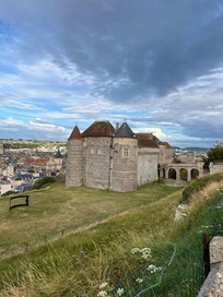 Le château lors de nos balades du soir