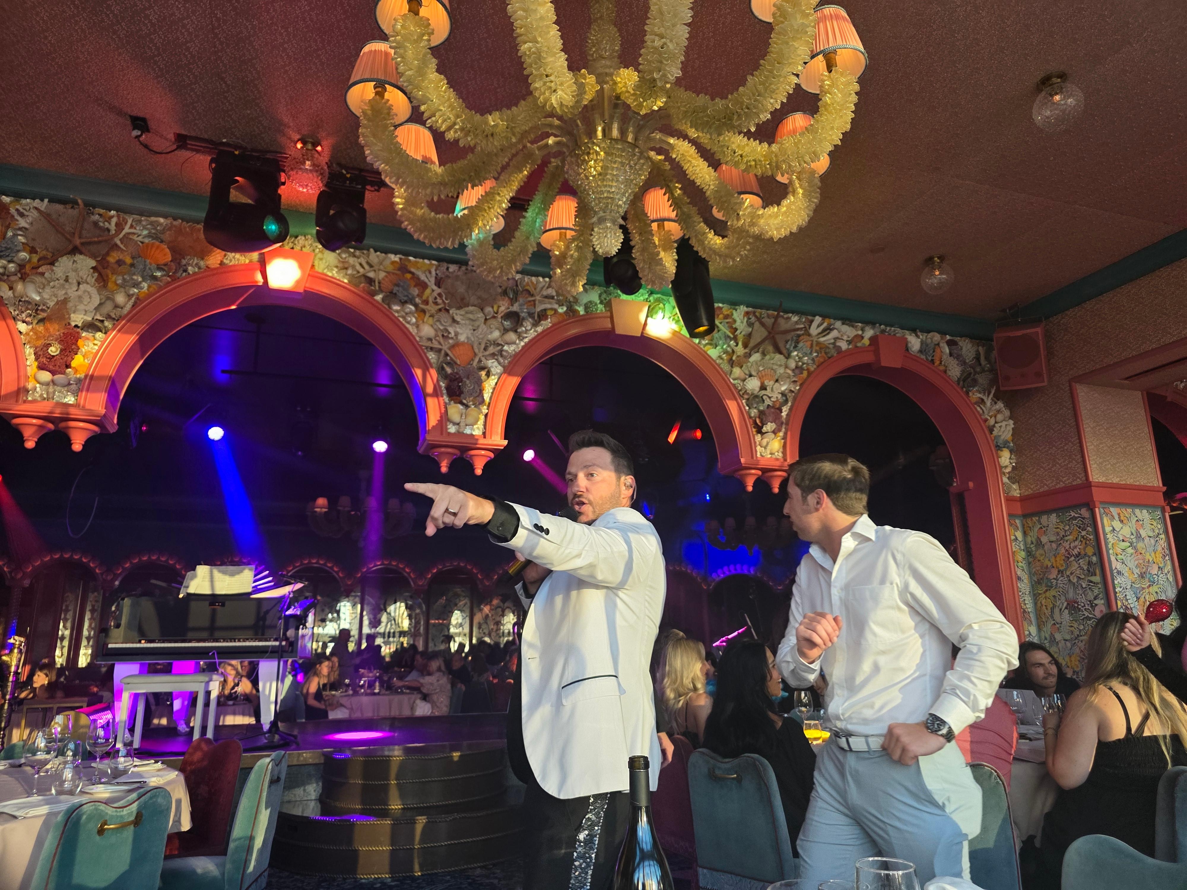 Mayfair Supper Club . .  . great show!