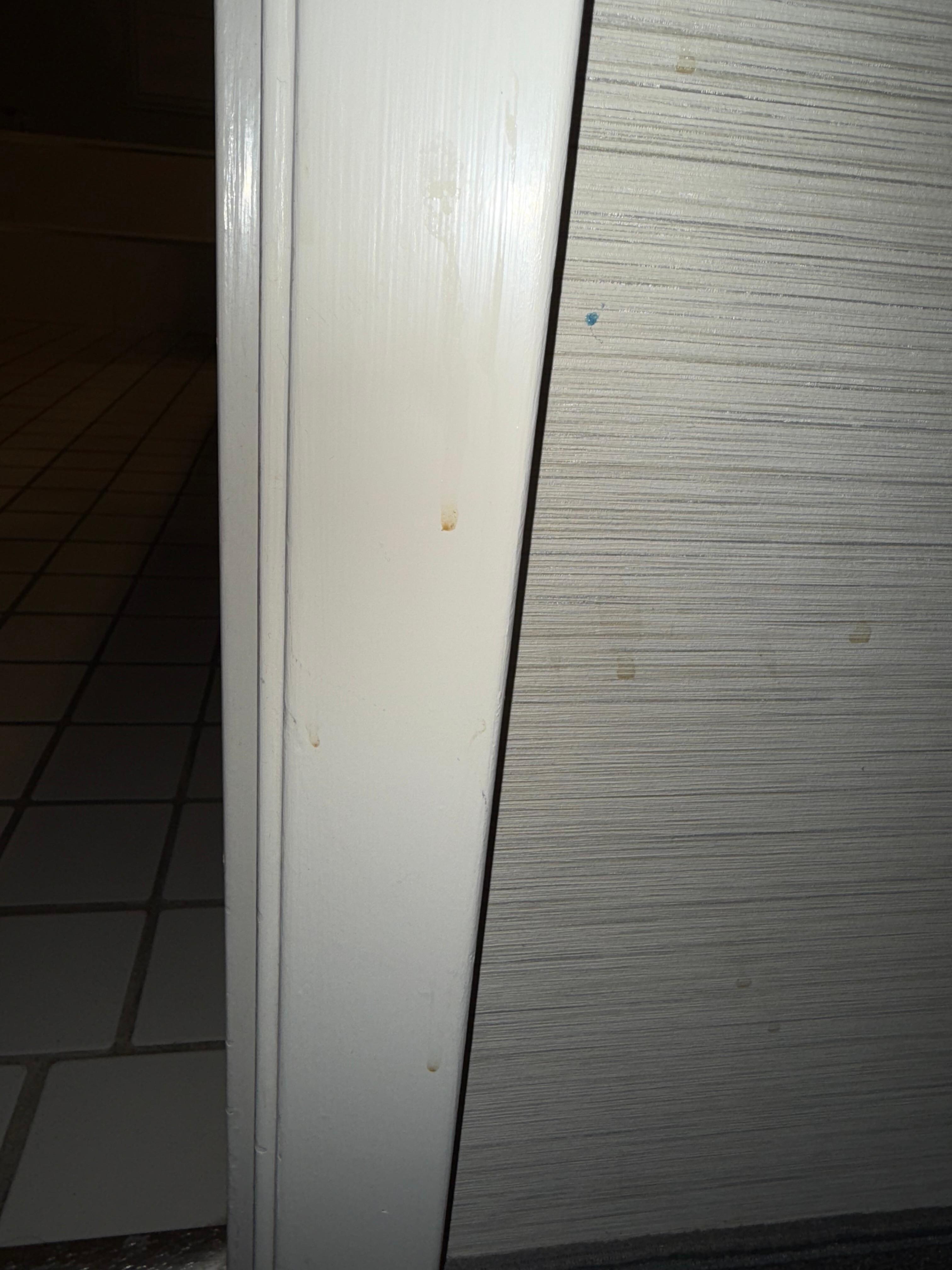 Nasty door in new new room