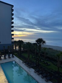 Pool from balcony