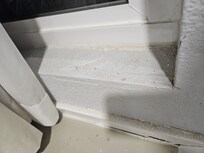 Dirty window sill