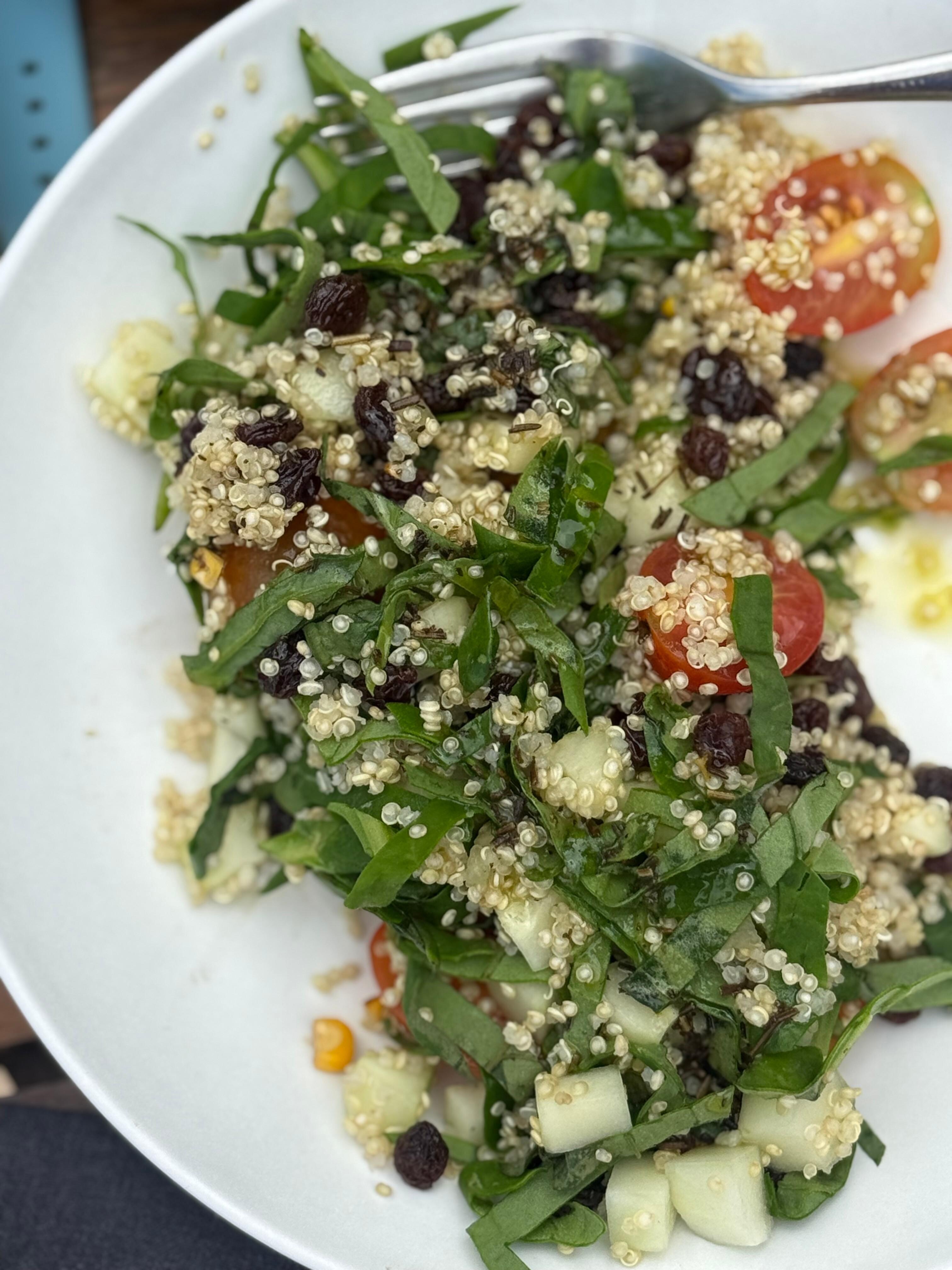 Quinoa chickpea appetizer
