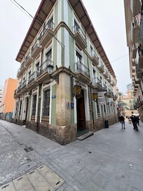 Outside the wonderful hotel