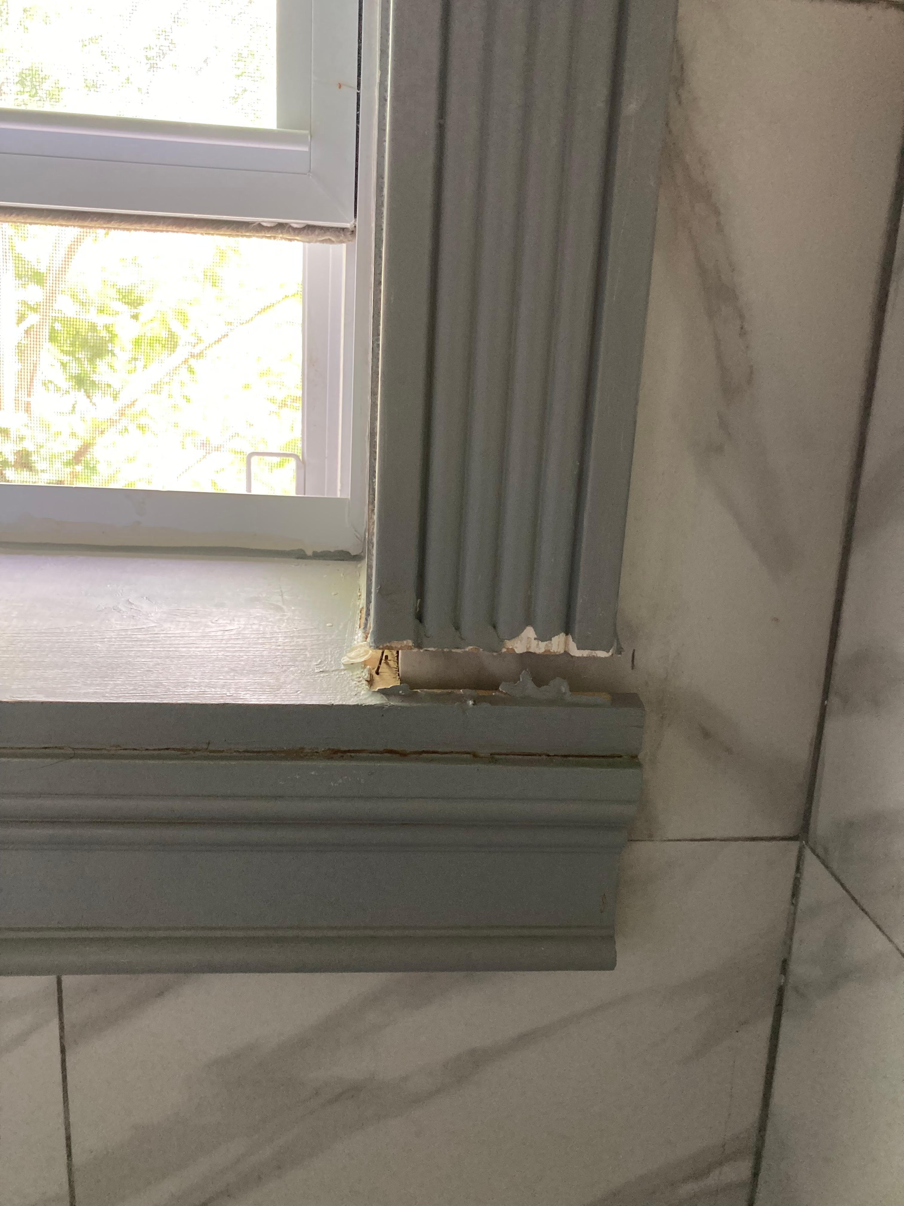 Bathroom window upstairs 