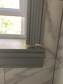 Bathroom window upstairs