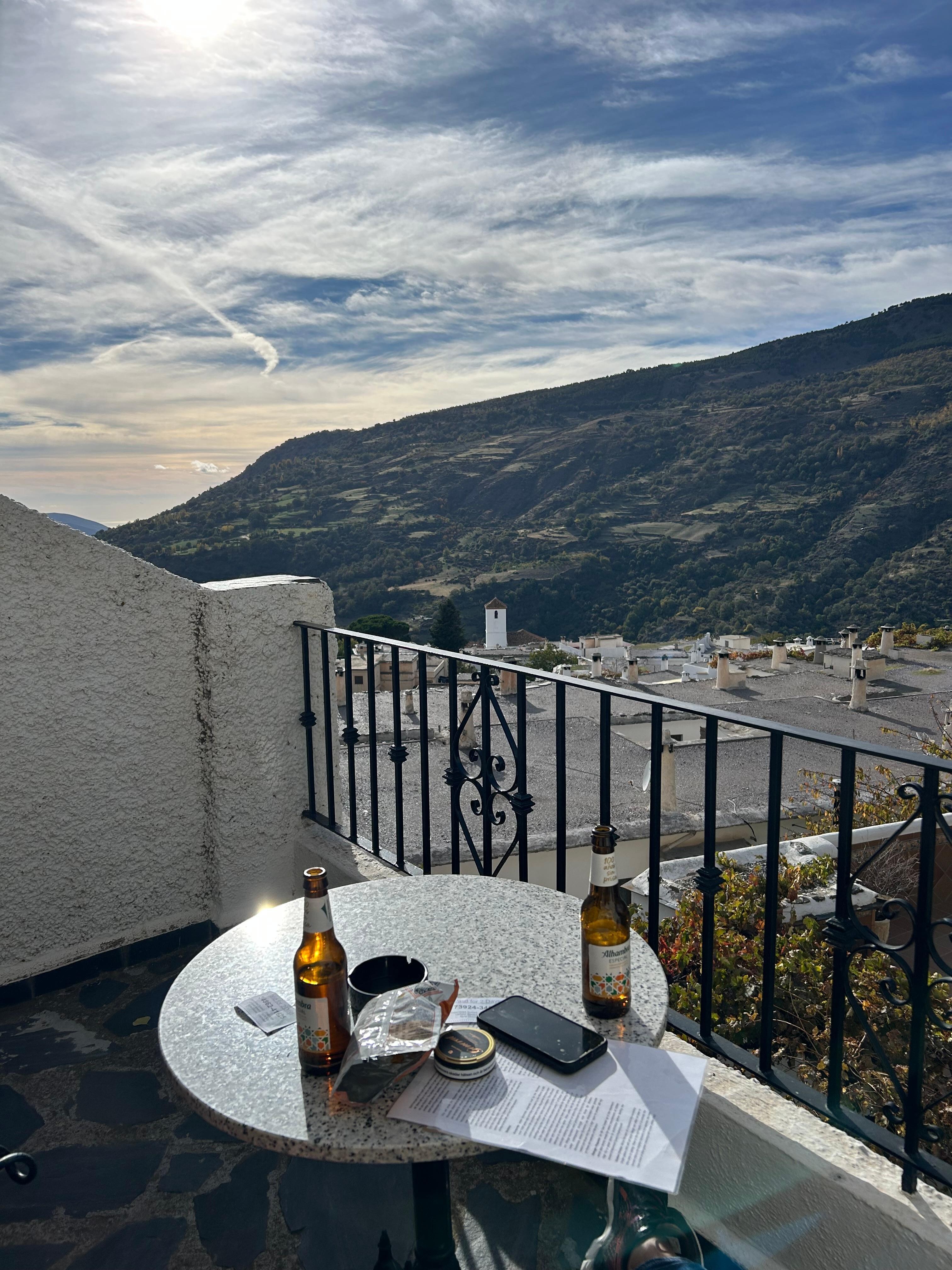 Utsikt från balkongen