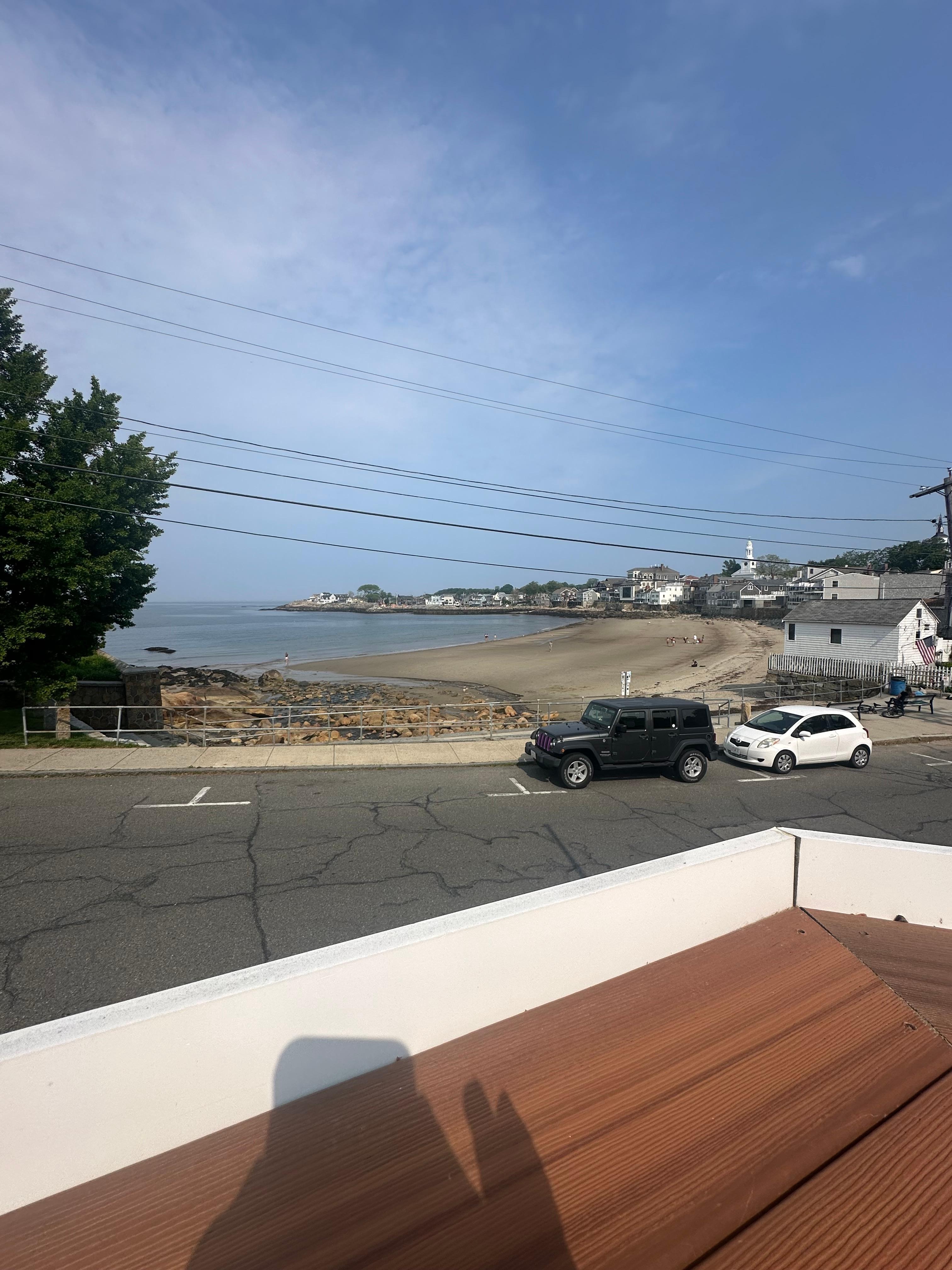 View from our room. And across from the beach 