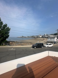 View from our room. And across from the beach