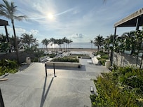 View from lobby.
