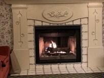 In-room fireplace