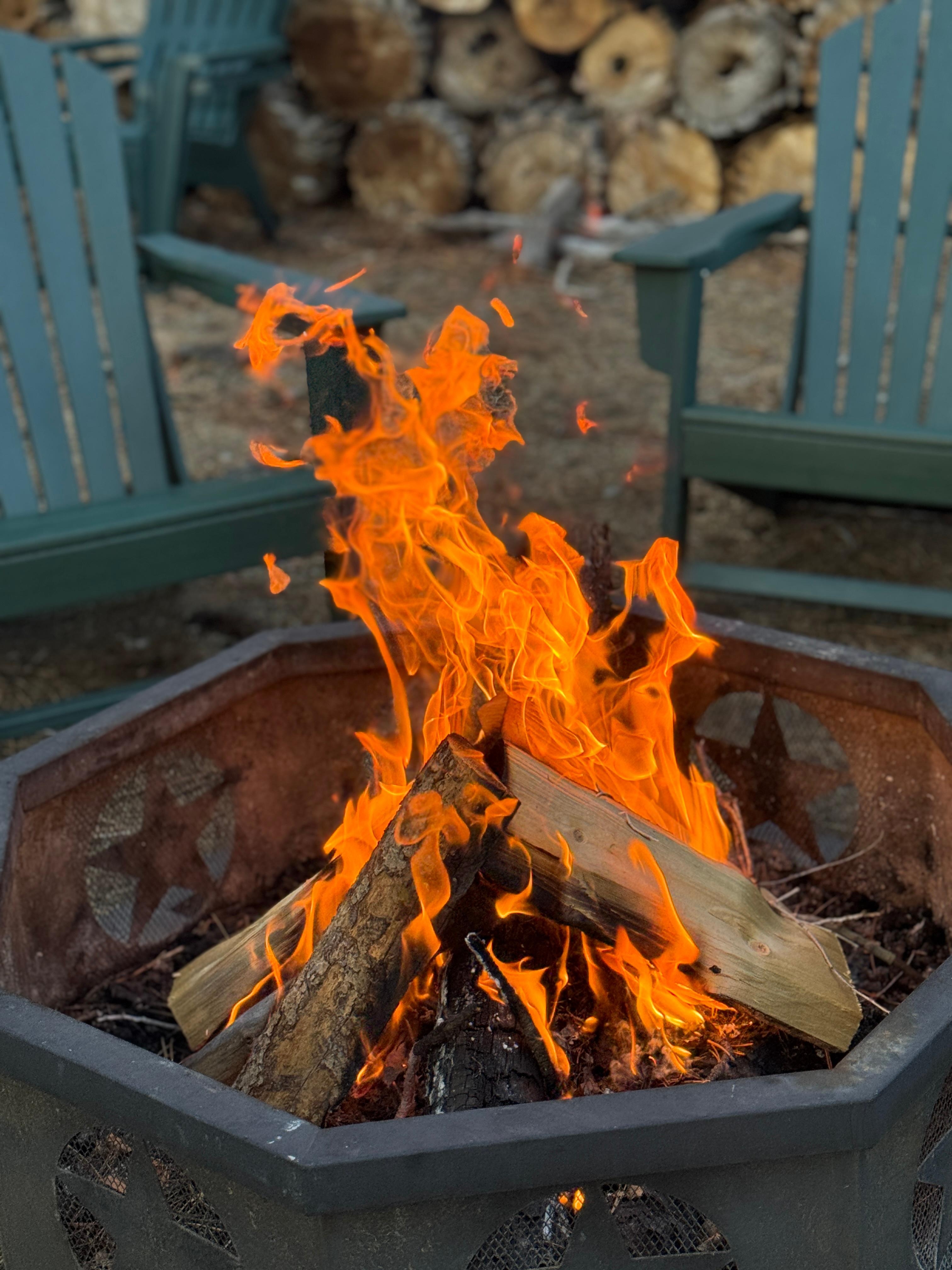 Beautiful firepit area! 