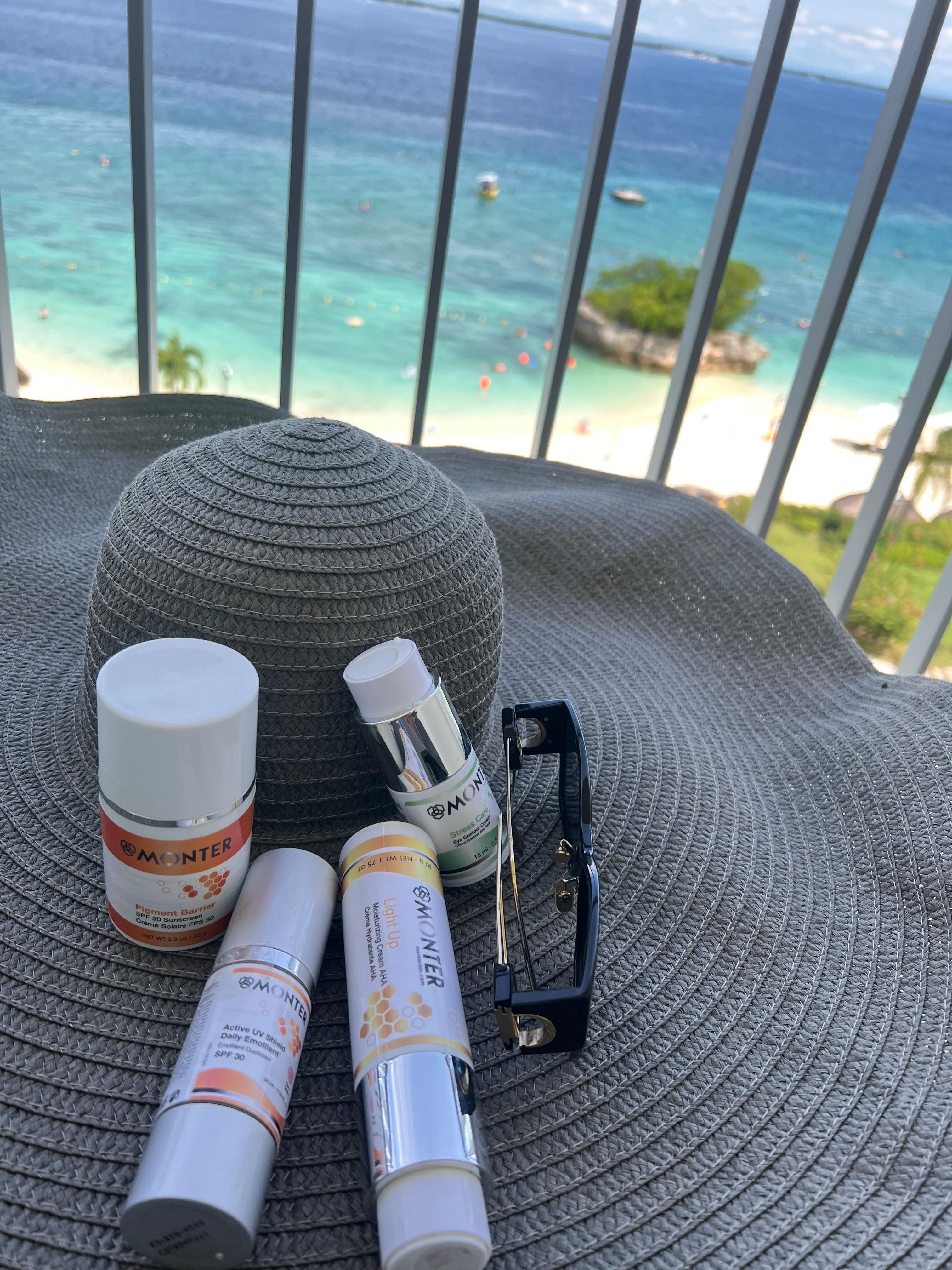 Nice view with my favorite skincare #monterSkin