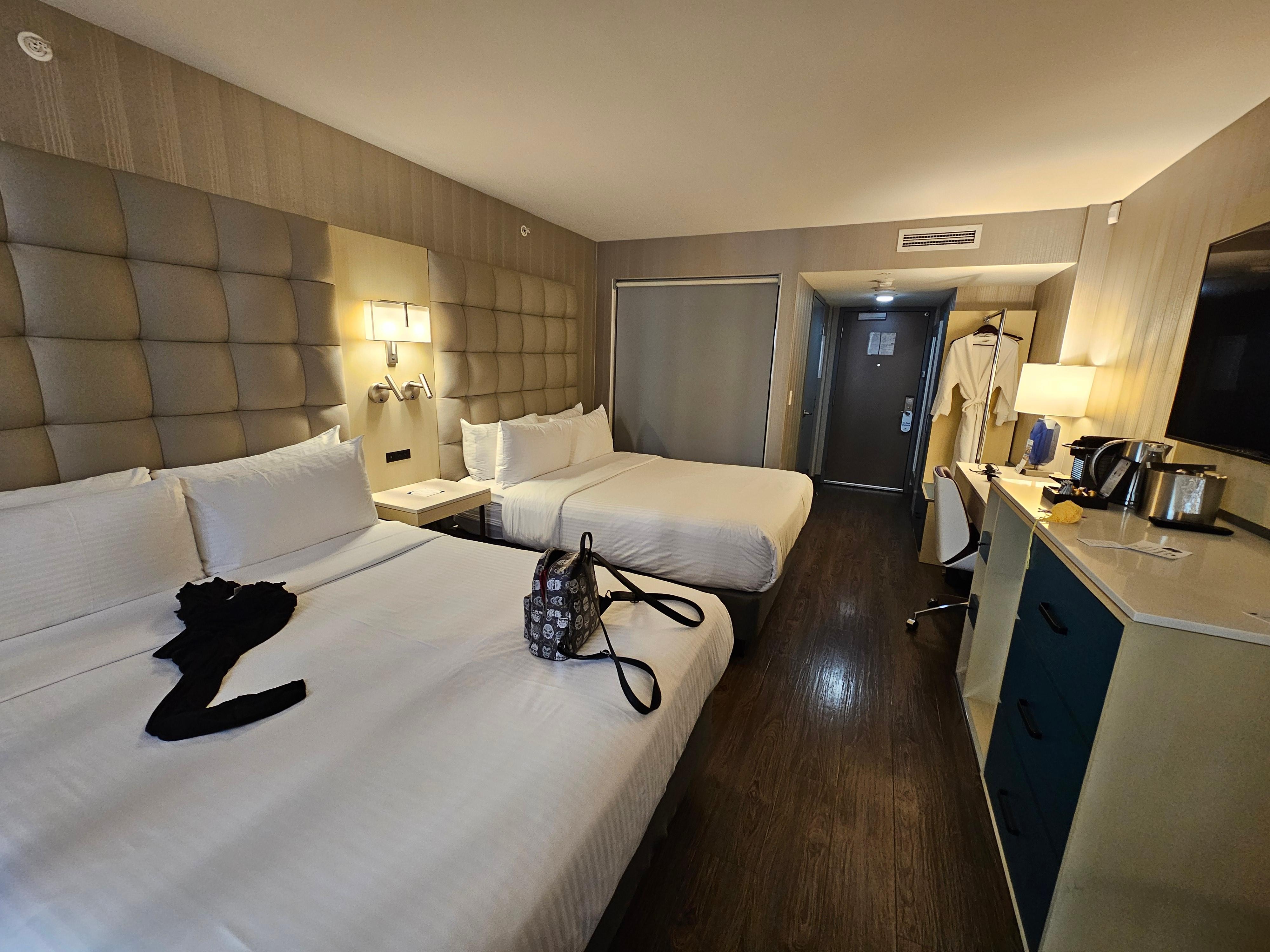 Nice big very clean very comfortable rooms.