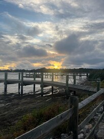 Sunset at the bay. Easy walk from the neighborhood