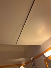 Teto parecia q ia desabar após goteiras