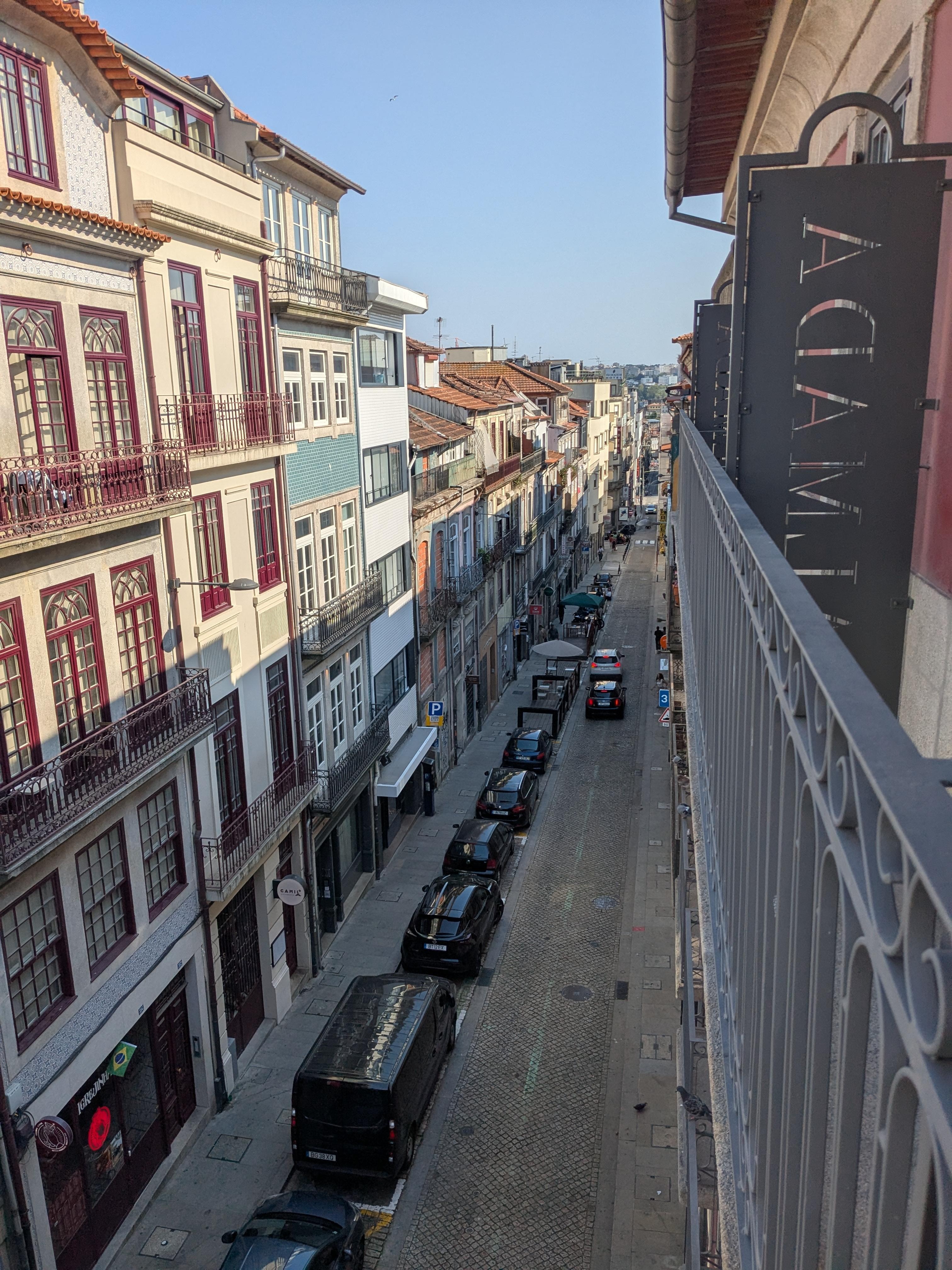 The view from our balcony! We would stand out here in the evening and enjoy the views!