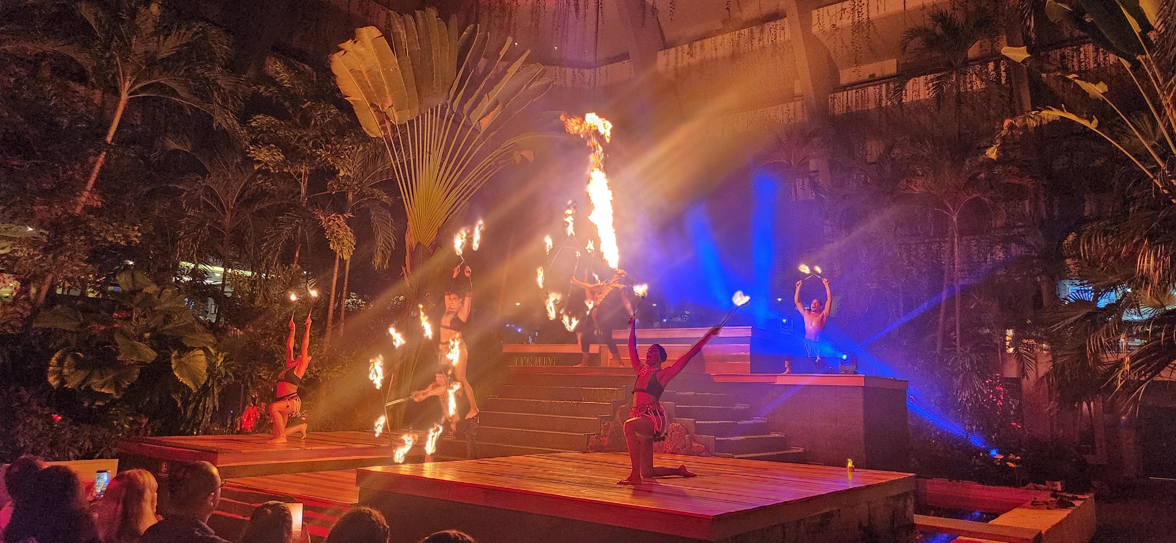 Amazing shows at night!  The fire one was my favorite!  Loved the live bands too!