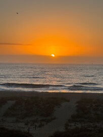 From the balcony each morning