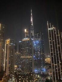 View from room at night