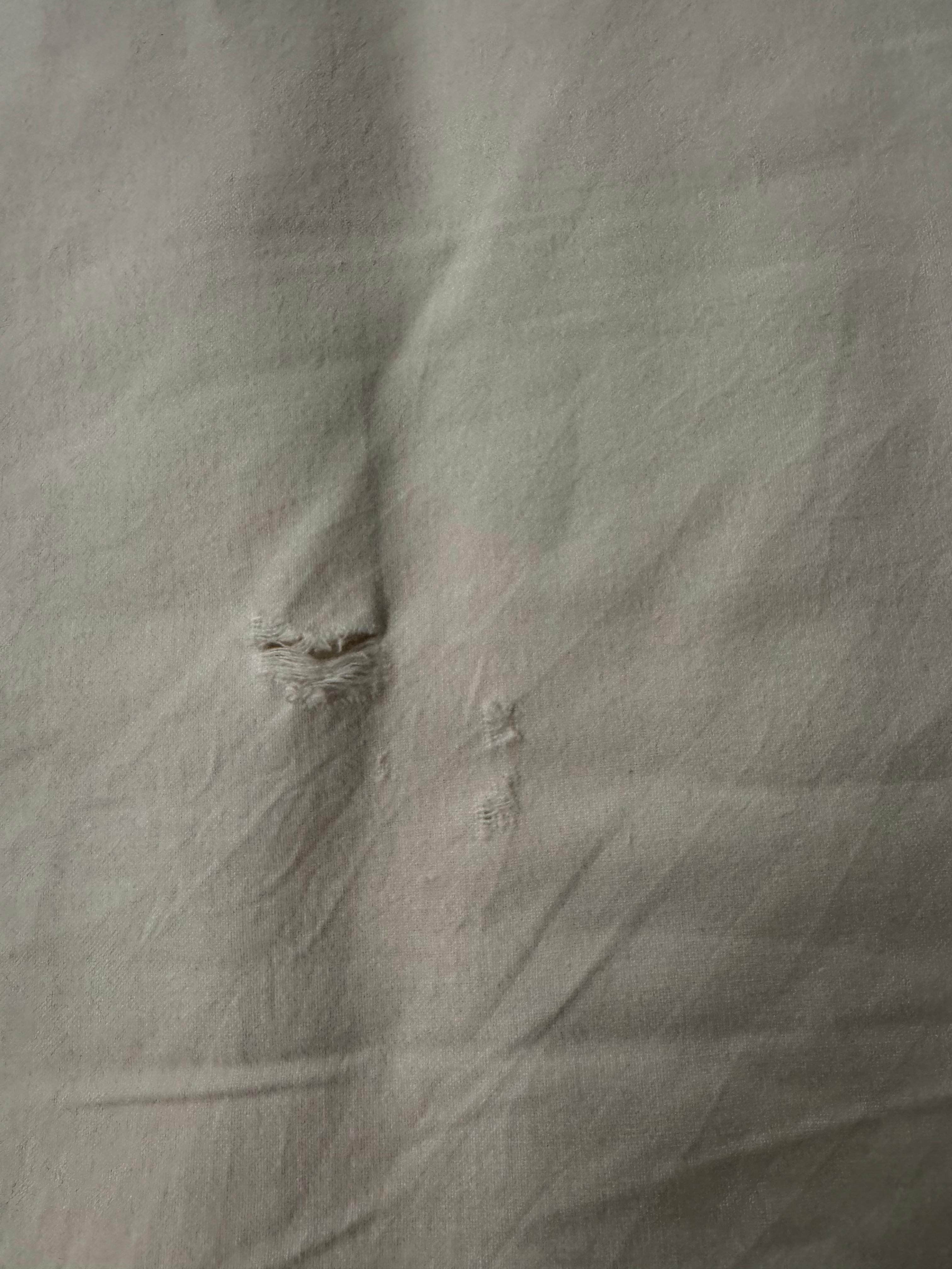 Hole in sheet 