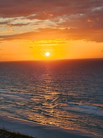 Beautiful sunrises and sunsets from this condo!!