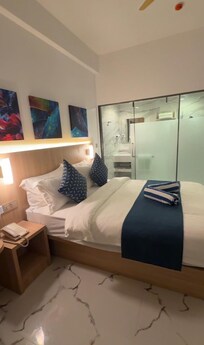 Room with ocean view balcony