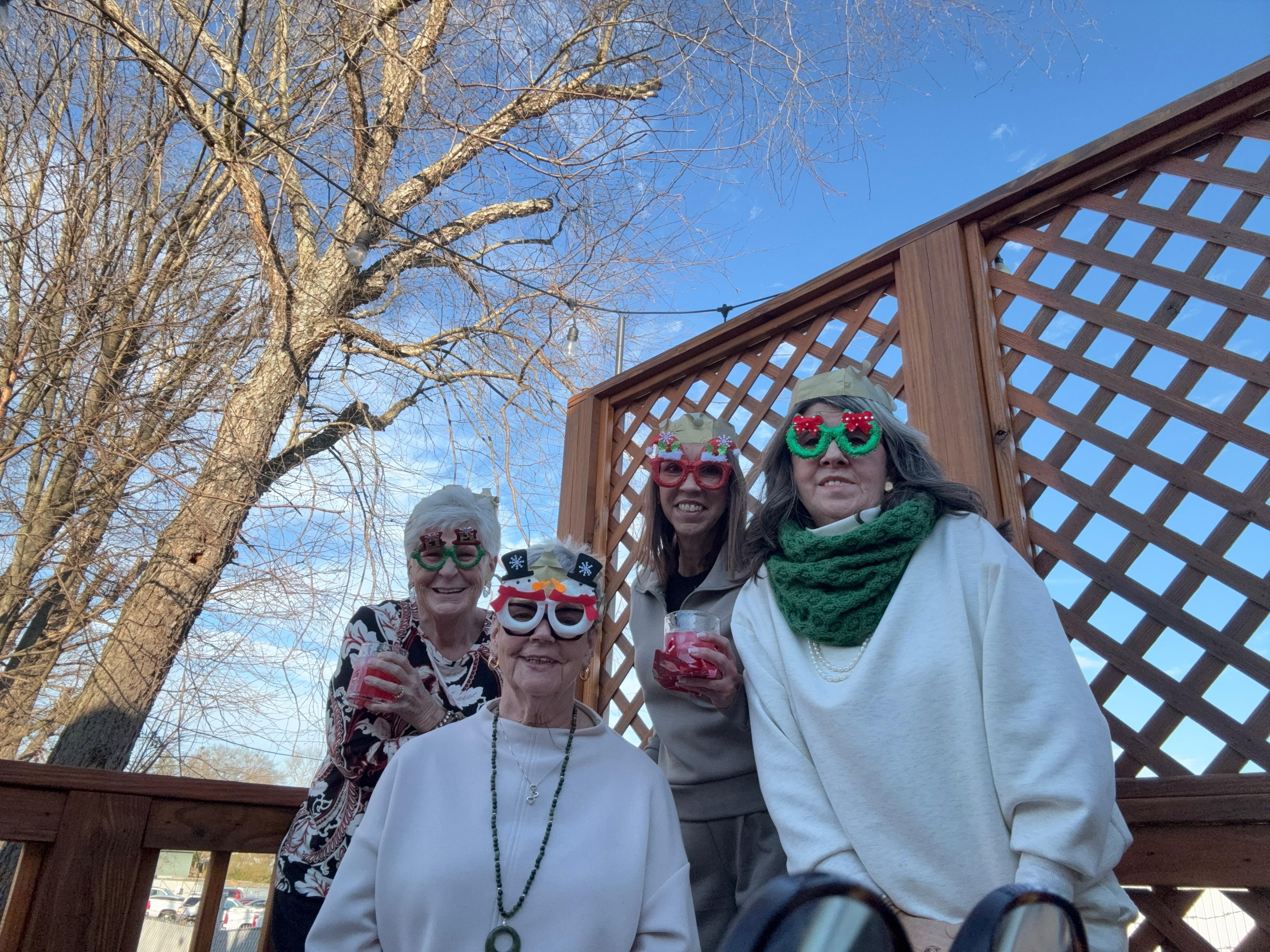 We had just unpacked and were enjoying the beautiful afternoon.