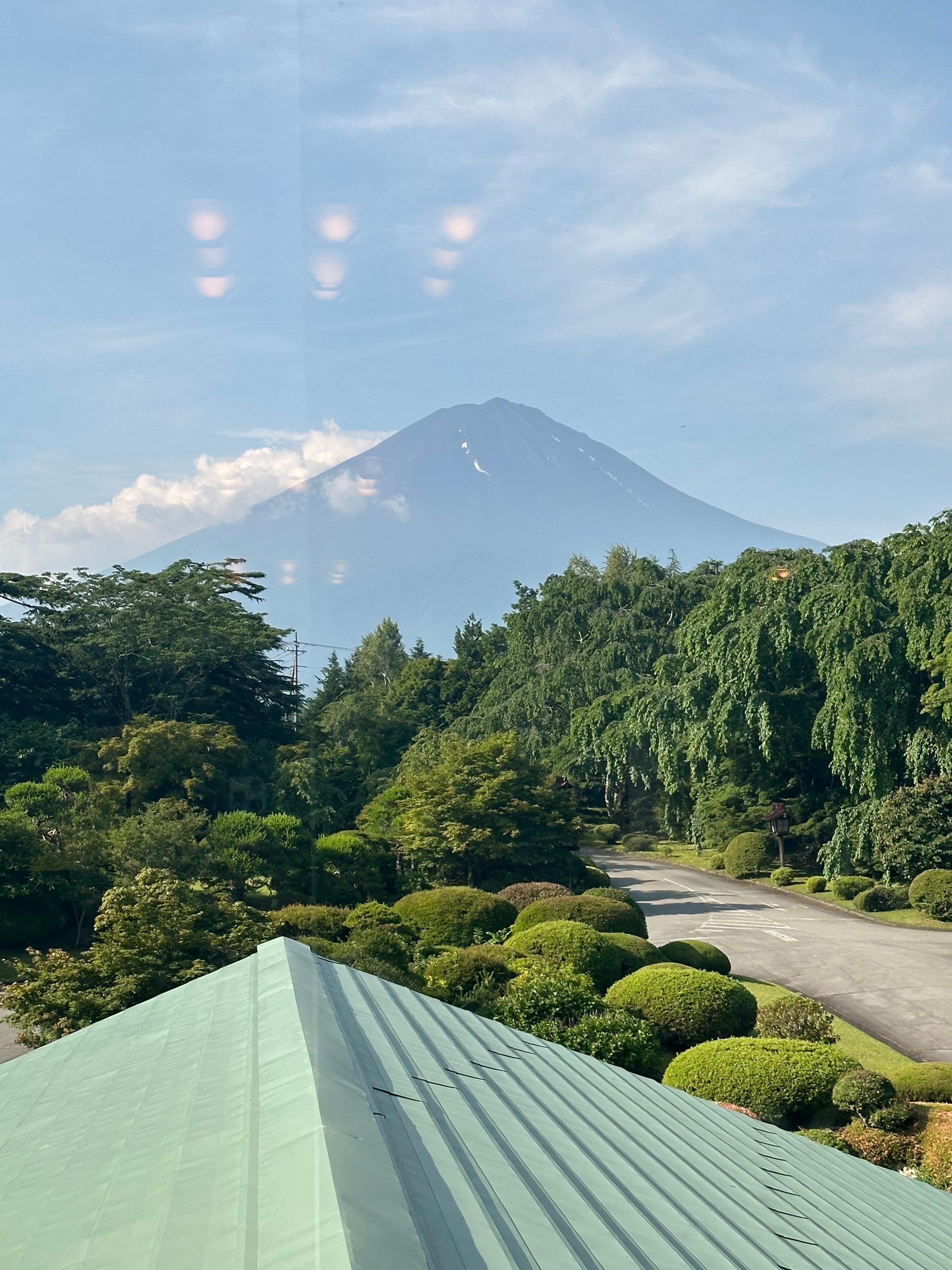 Mount Fuji from the hotel