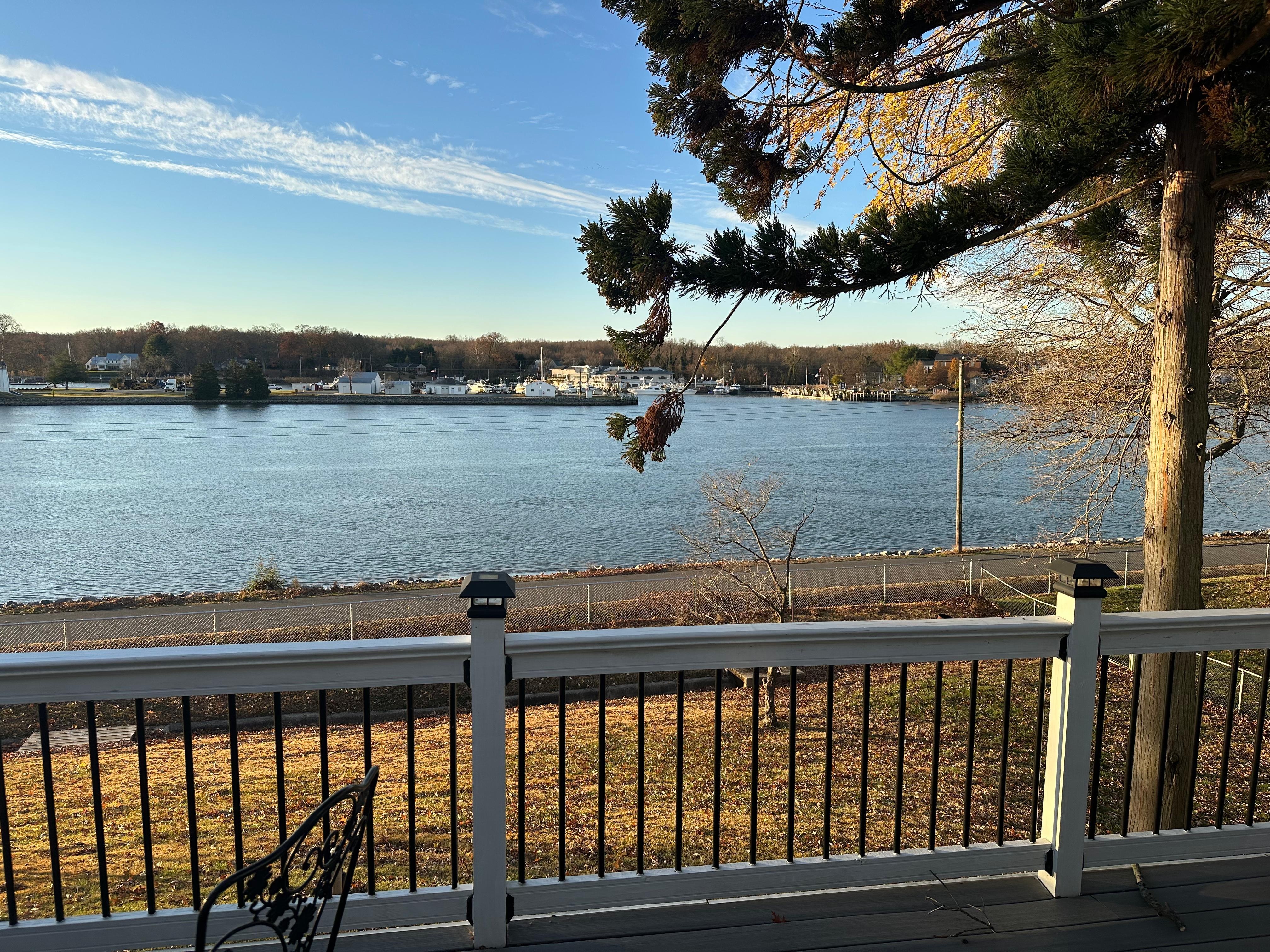 View from the back of the house 