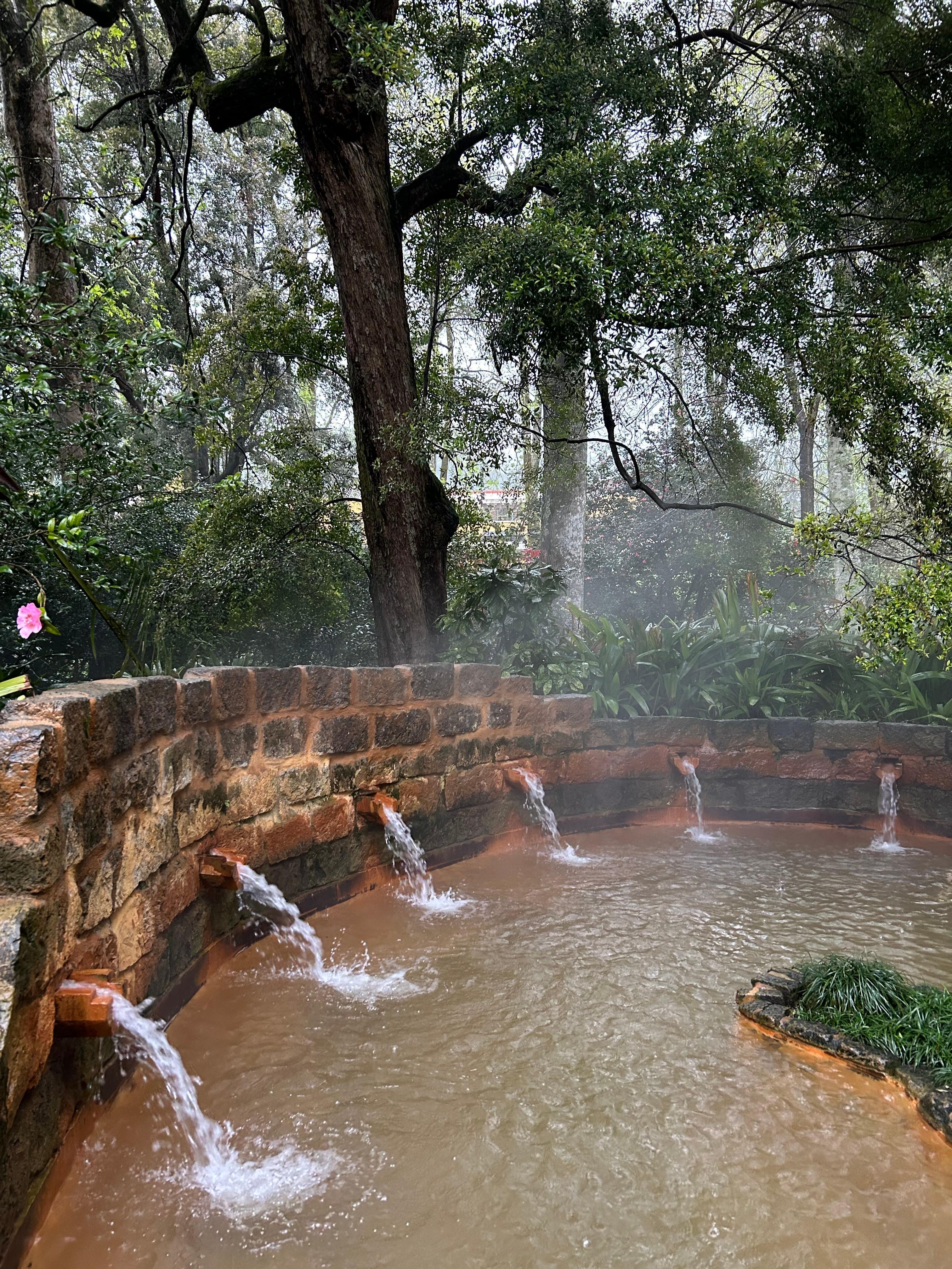 Thermal jacuzzi— amazing! 