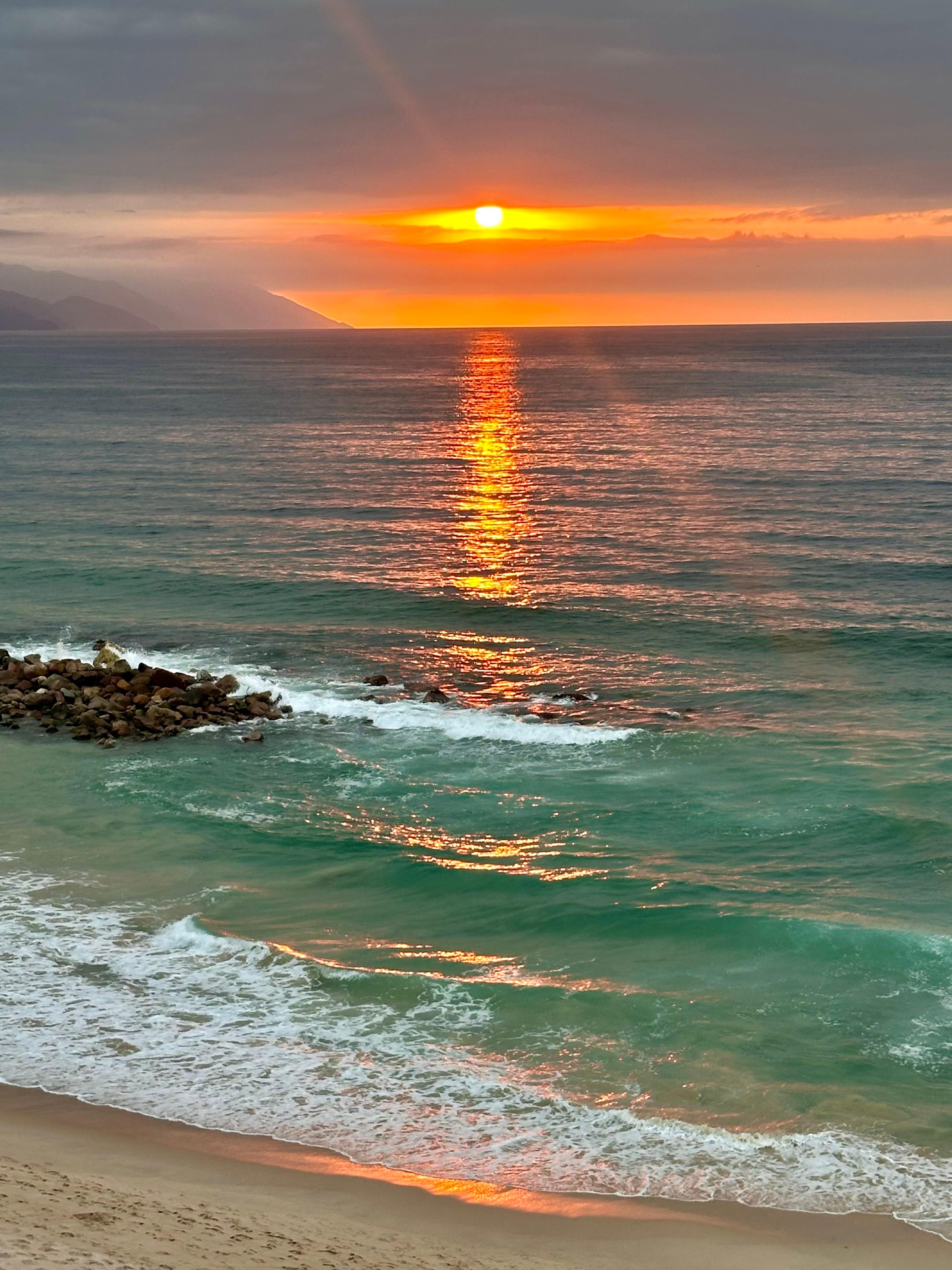 Sunset views from the balcony 