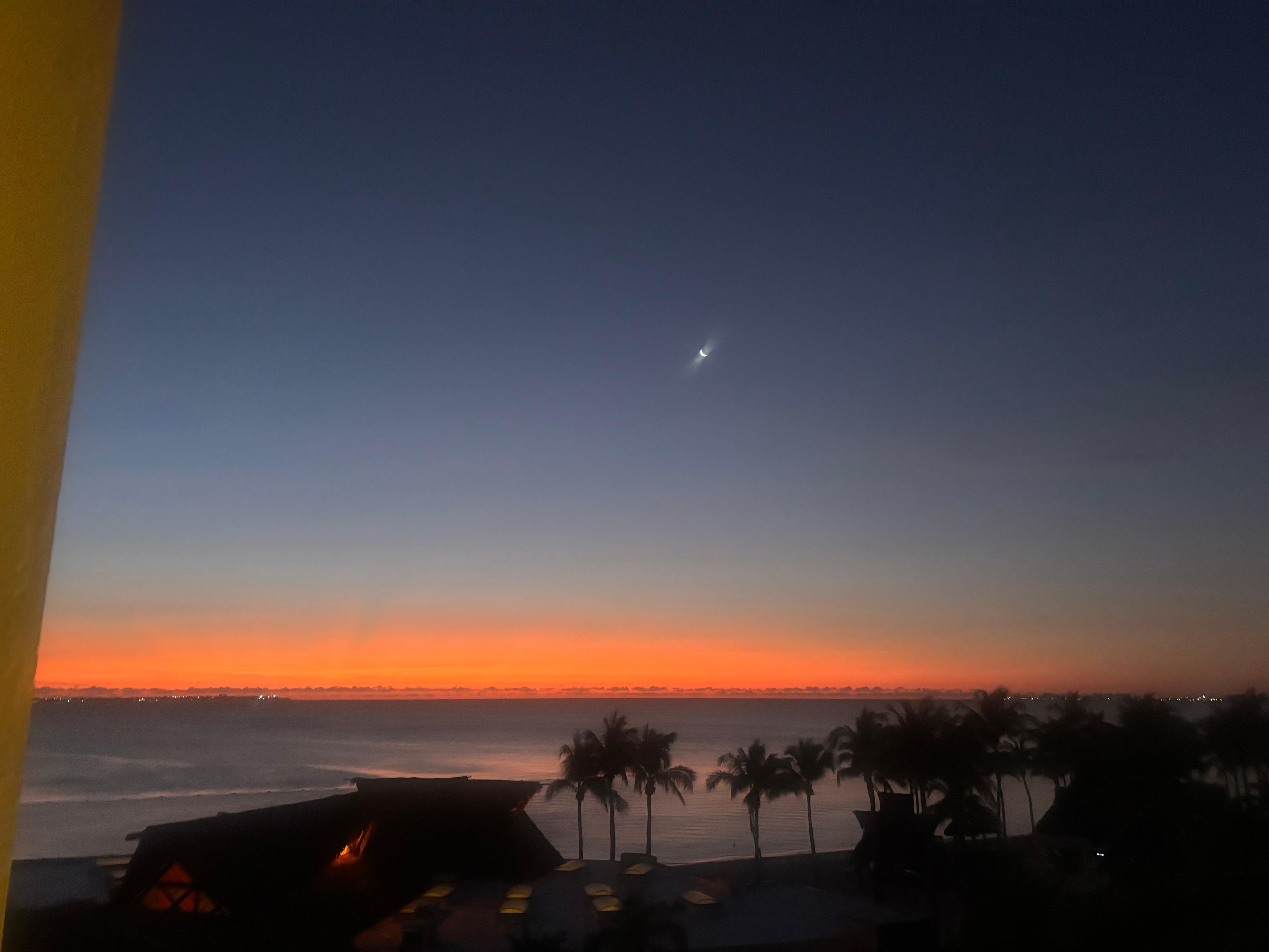 Sunrise from room today 