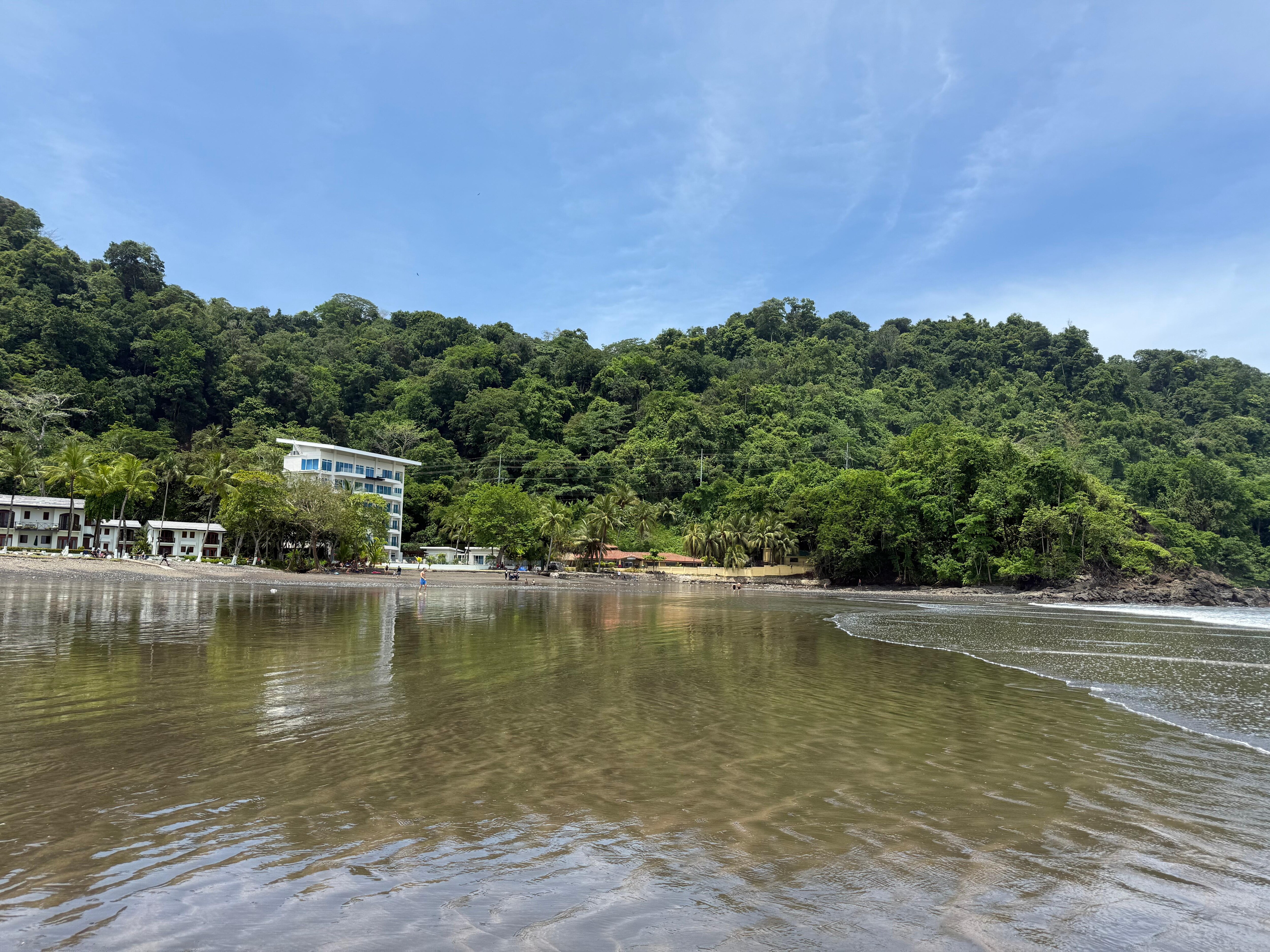 View of the beach house walking towards the town of Jaco