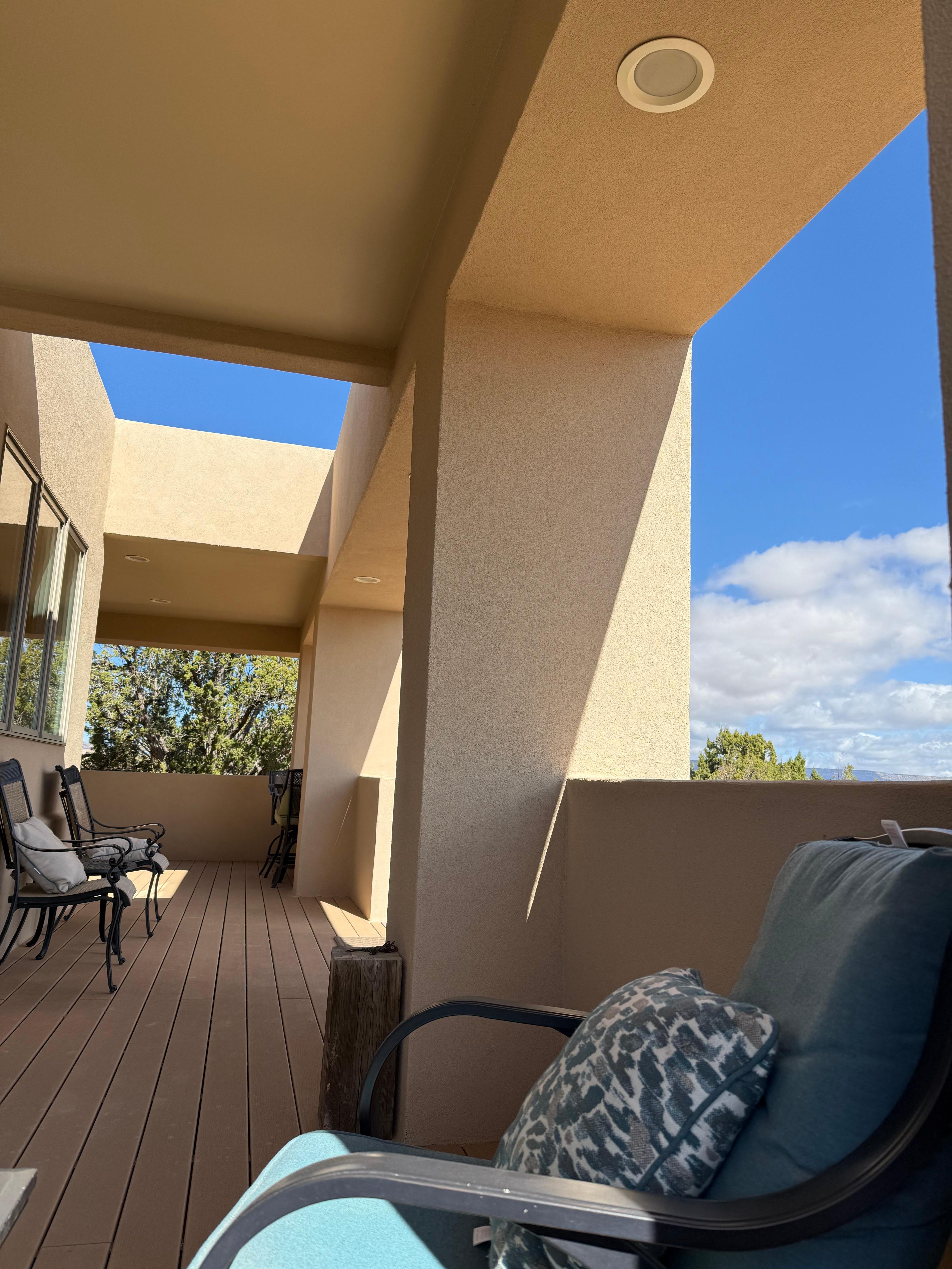 View from deck