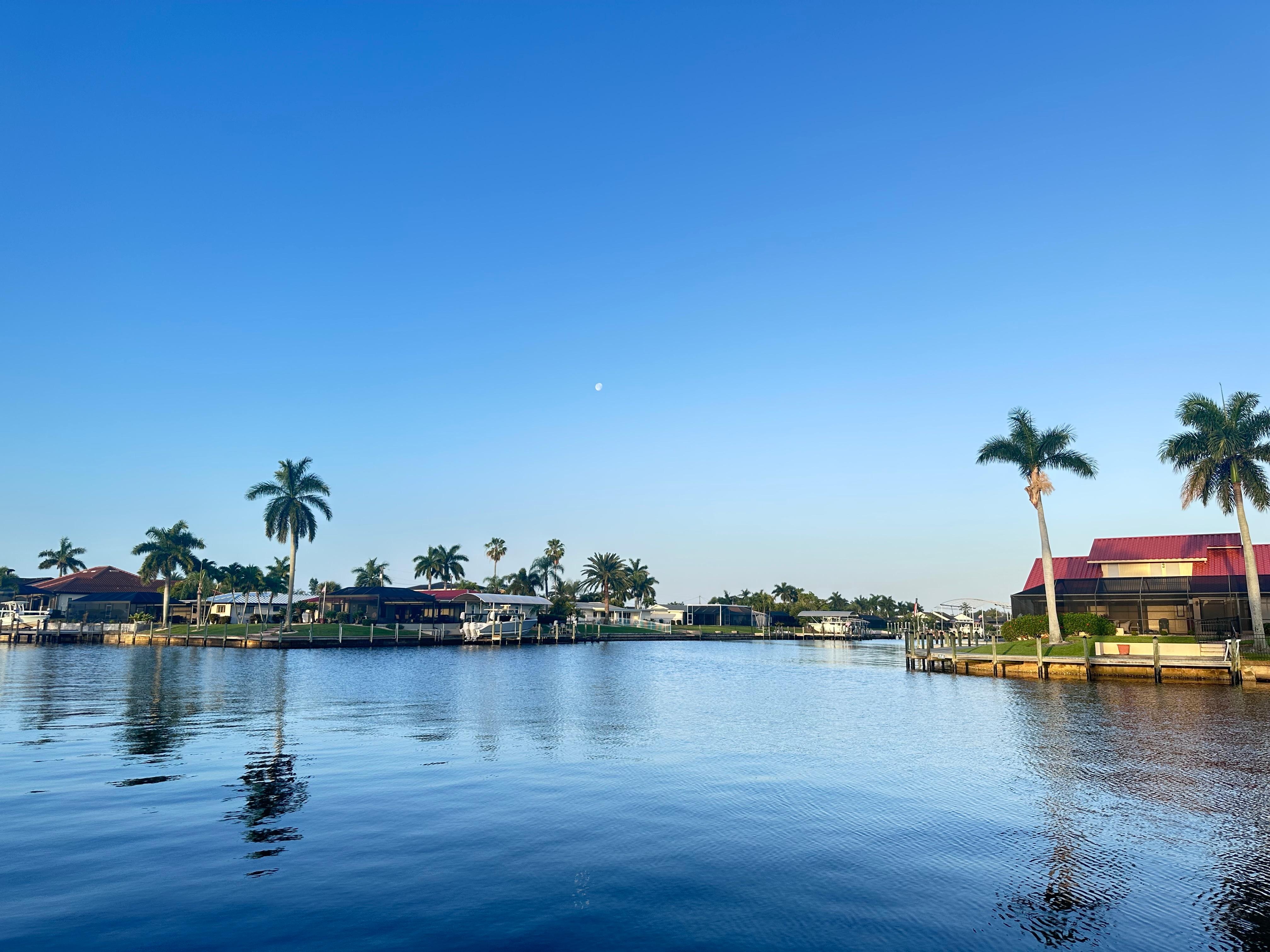 Sunrise while fishing off the dock 