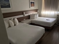 Double bed on second bedroom. Loads to space.