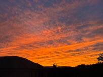 Sunset form the balcony.